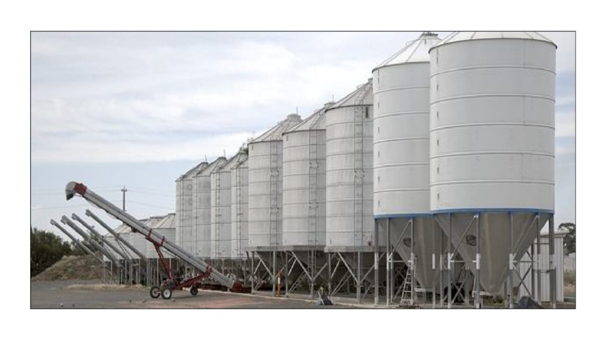 Image shows storage Tanks for Industrial uses.